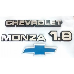 Kit Emblemas  Monza 1.8 até 1990 