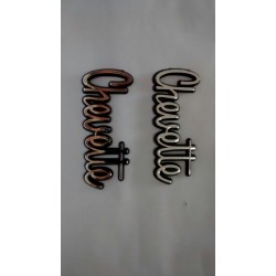 Kit Emblemas Chevette Manuscrito Par 