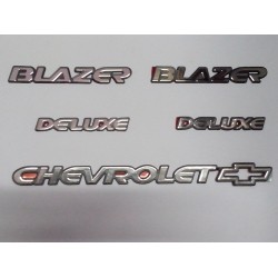 Kit Emblemas Blazer Deluxe 