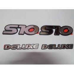 Kit Emblemas S 10 Deluxe Lateral 