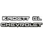 Kit Emblemas Kadett GL