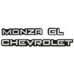 Kit Emblemas Monza GL 91 em diante