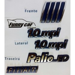 Kit Emblemas Palio ED 1.0 96 a 99 Kit Emblemas Palio ED 1.0 96 a 99