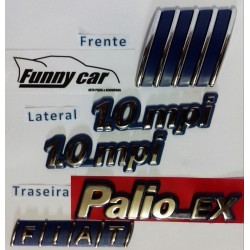 Kit Emblemas Palio EX 1.0 96 a 99 Kit Emblemas Palio EX 1.0 96 a 99