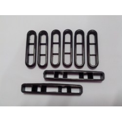 Kit Molduras Internas Ar Fusca 6 pç Kit Molduras Internas Ar Fusca 6 pç