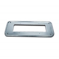 Moldura Placa Fusca 1971 em diante Traseira Inox Moldura Placa Fusca 1971 em diante Traseira Inox