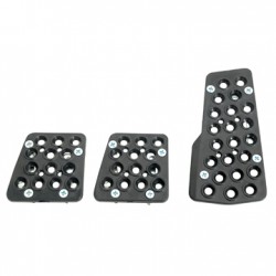 Pedaleira Universal Preta 3 Pç