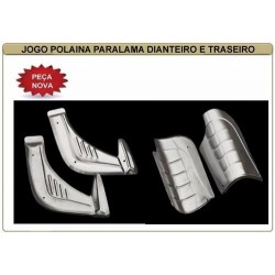 Polaina Paralamas Fusca Alumínio Kit 4 pç Polaina Paralamas Fusca Alumínio Kit 4 pç